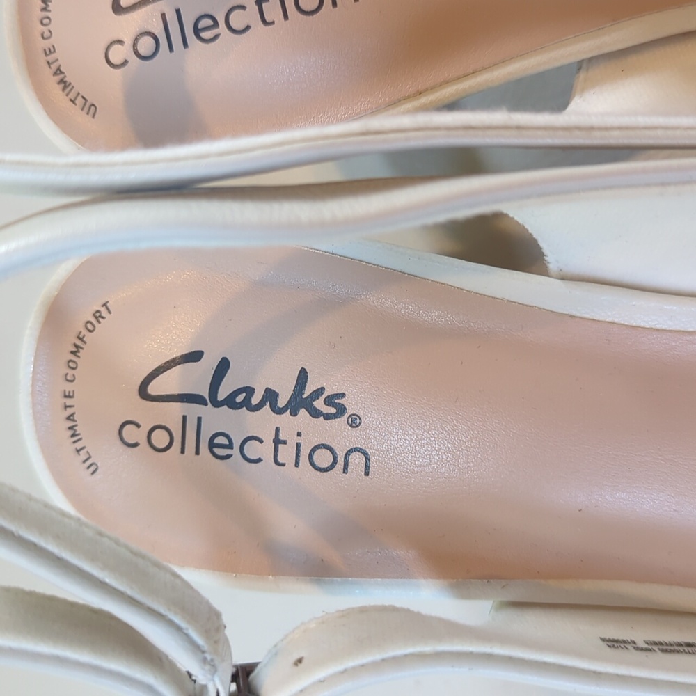 Clarks, Kataleyna Step Pump , Off White, Slingbac… - image 3